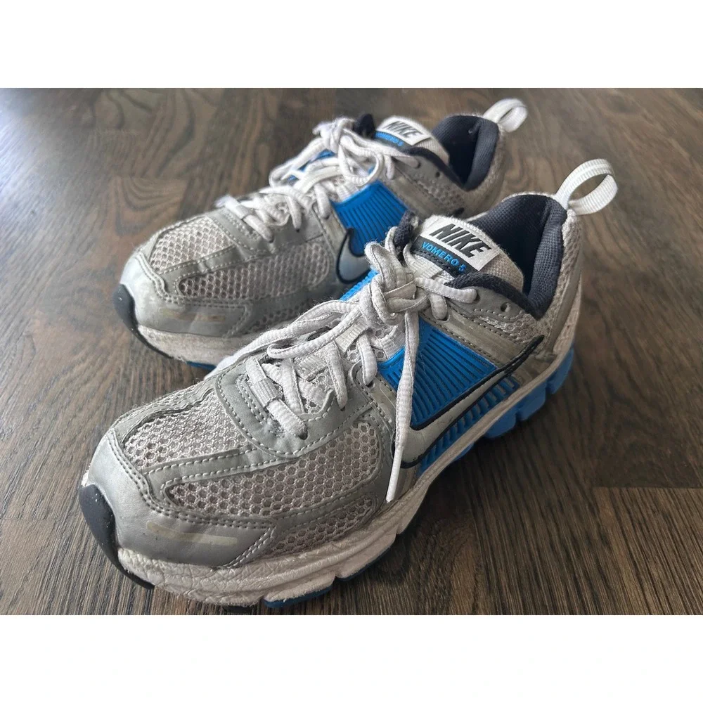 Nike Air Zoom Vomero 5 GS Metallic Silver Photo Blue HF6998-105 Youth 4Y Mens 4